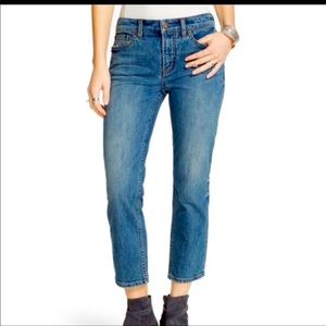 Free People Jeans Jasper straight cropped size 26
